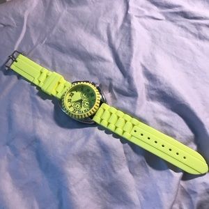 Yellow Watch Japan MVT NWOT